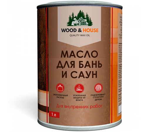 Приобрести МАСЛО ДЛЯ БАНЬ И САУН WOOD & HOUSE в Омске, Омская область