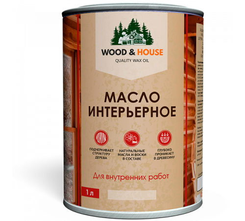 Заказать МАСЛО ИНТЕРЬЕРНОЕ WOOD & HOUSE в Омске, Омская область